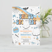 スリースピリットハロウィーングルービー幽霊第3誕生日 招待状 (スタンド正面)