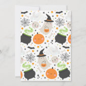 スリースピリットハロウィーン幽霊3rd誕生日パーティー 招待状 (裏面)