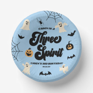 スリースピリットブルーハロウィーン3回目の誕生日パーティー ペーパーボウル