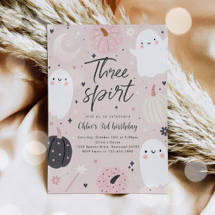 スリースピリットボホハロウィーン幽霊3日 招待状