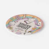 スリースピリットレトロハロウィーン3日パーティー ペーパープレート (アングル)