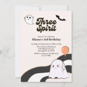 スリースピリットレトロハロウィーン3日パーティー 招待状 (正面)