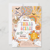 スリースピリットレトロハローウィンパーティ第三誕生日 招待状 (正面)
