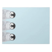 スリースリープベビーペンギンチックス ノートパッド (正面)