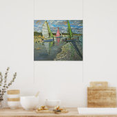 スリーセーラボーツバイドゥーンフランス ポスター (キッチン)