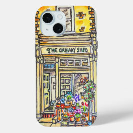 スリータウンハウシズ iPhone 15ケース