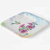 スリーハミングバーズウォーターカラー紙プレート ペーパープレート (傾斜あり)