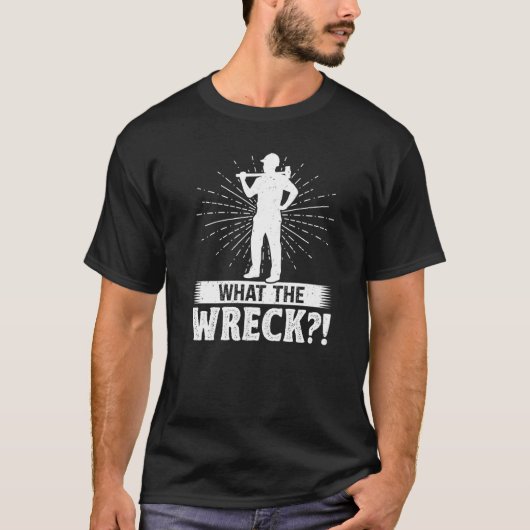 スリーハンマーハウス解体デモホームレッカー Tシャツ (正面)