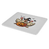 スリーハ不気味ロウィーンチキン農家秋ウィッチ カッティングボード (角)