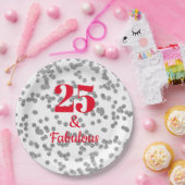 スリーバーとレッドマイルストーン誕生日-紙プレート ペーパープレート (パーティー)