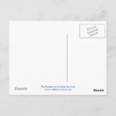 スリーバー・ムーン・フェアリーと猫はがき ポストカード (裏面)