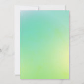 スリーパイナップルキャラクター子供の誕生日招待状 招待状 (裏面)