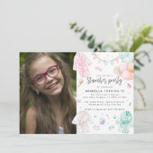 スリーパガーリーーバースランバーフォトバースデーパーティー 招待状 (スタンド正面)