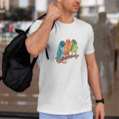 スリーパロッツイラストレーション Tシャツ