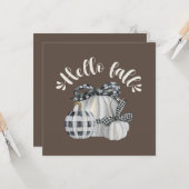 スリーパンプキンハロー秋 カード (正面/裏面インサイチュ)