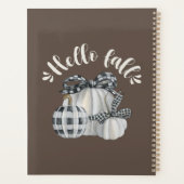 スリーパンプキンハロー秋 プランナー手帳 (裏面)