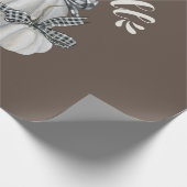 スリーパンプキンハロー秋 ラッピングペーパー (角)