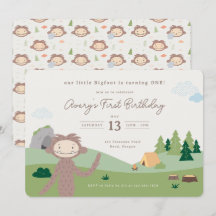 スリーパーキンズ ビッグフット 森の1歳の誕生日