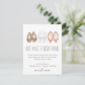 スリーパーズニューホーム | お知らせカードの移動 案内状 (スタンド正面)