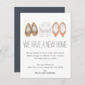 スリーパーズニューホーム | お知らせカードの移動 案内状 (正面/裏面)