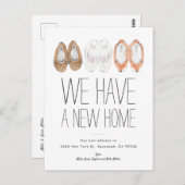 スリーパーズ我々は新しい家を動かす発表がある ポストカード (正面/裏面)