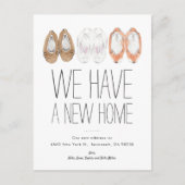 スリーパーズ我々は新しい家を動かす発表がある ポストカード (正面)