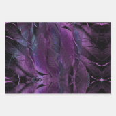 スリーパープル抽象芸術 ラッピングペーパーシート (正面2)