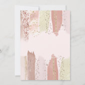 スリーパー・パジャマパーティー誕生日会 ティーン ツイン パーティー 招待状 (裏面)