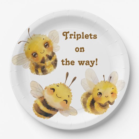 スリービーズ紙プレート ペーパープレート (正面)