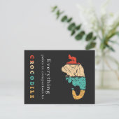 スリーピクロコダイル シーズンポストカード (スタンド正面)