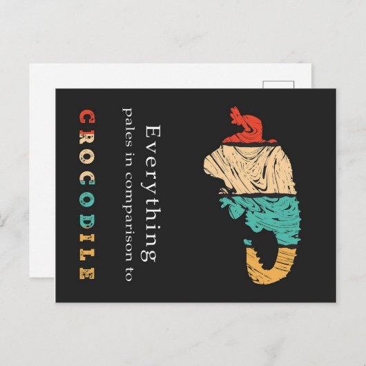 スリーピクロコダイル シーズンポストカード (正面/裏面)