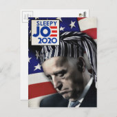 スリーピジョーバイデン氏2020ポストカード ポストカード (正面/裏面)
