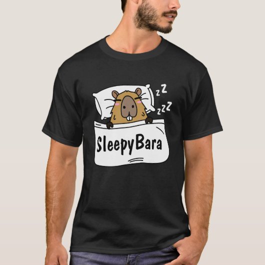 スリーピバラ齧歯類 Tシャツ (正面)