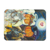 スリーピホロー結婚のハロウィン磁石長方形 マグネット (横)