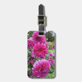 スリーピンクダリア ラゲッジタグ (正面縦)
