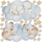 スリーピングエレファントコアラベームベッドルームセット/ シール (正面)