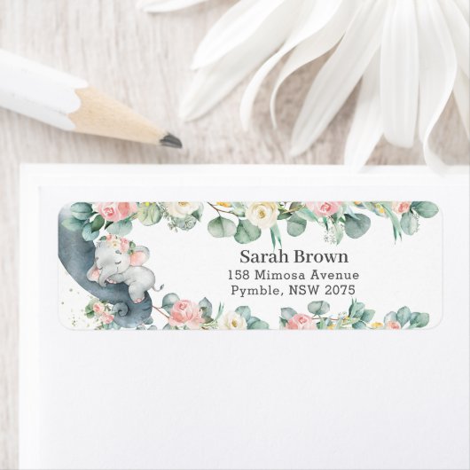 スリーピングエレファントフローラリーフ住所 シール (インサイチュ)