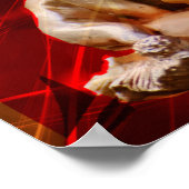 スリーピングエンジェルベビーイエズクリスマス ポスター (角)