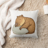 スリーピングカピバラスリーピバラ クッション (ブランケット)