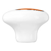 スリーピングカートゥーンキツネ セラミックノブ (側面)