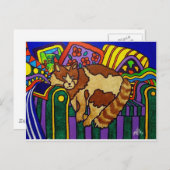 スリーピングキャットバイピリエロ ポストカード (正面/裏面)