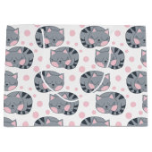 スリーピングキャット抱き枕 ラージペーパーバッグ (正面)