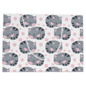 スリーピングキャット抱き枕 ラージペーパーバッグ (裏面)