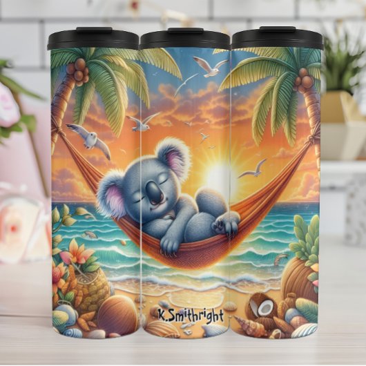 スリーピングコアラインビーチハンモック タンブラー