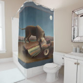 スリーピングジプシーバイルーソー シャワーカーテン (インサイチュ)