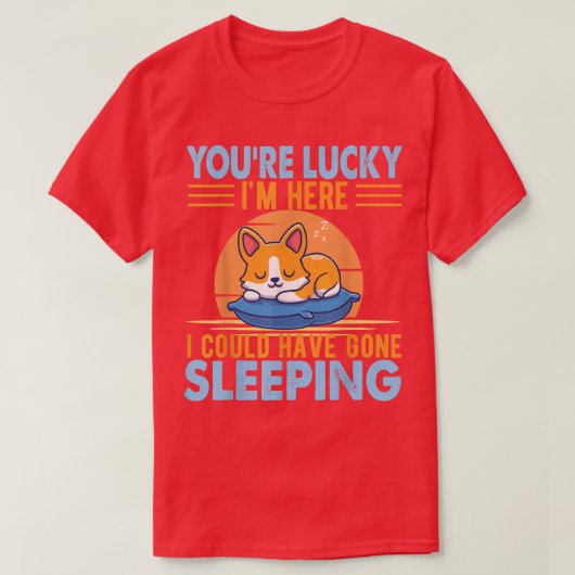 スリーピングスリープ昼寝昼寝恋人 Tシャツ (デザイン正面)