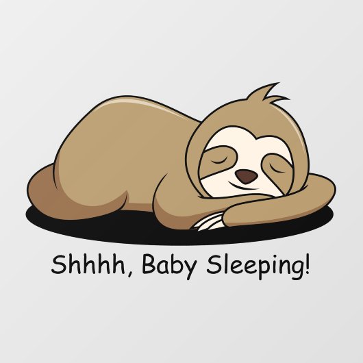 スリーピングスロットデザインウィンドウ ウィンドウサイン (シート)