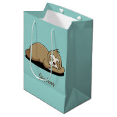 スリーピングスロットデザイン中抱き枕 ミディアムペーパーバッグ (正面アングル)