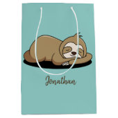 スリーピングスロットデザイン中抱き枕 ミディアムペーパーバッグ (正面)