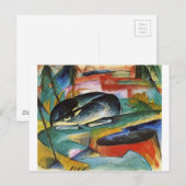 スリーピングディアバイフランツ・マーク ポストカード (正面/裏面)